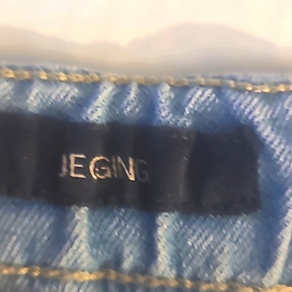 Lucky Brand jegging denim shorts stretch size XL 16 - Picture 4 of 5